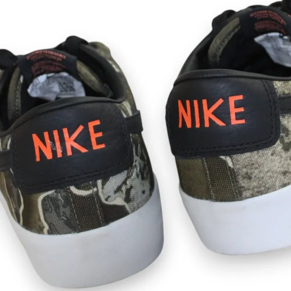 Nike Blazer Pro GT Premium SB Low Olive RealTree Canvas Lace-Up Sneakers